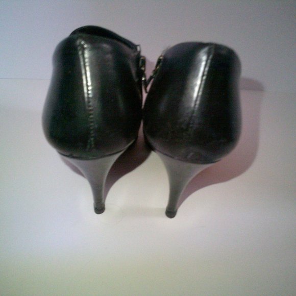 Prada Black Leather High Heel Booties - Picture 4 of 7